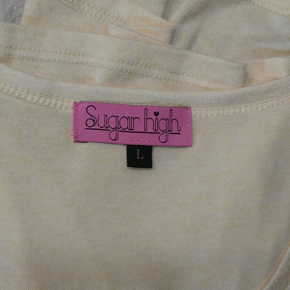 Sugar High Shark Pocket Short Sleeve Tee - Size L - Picture 6 of 8